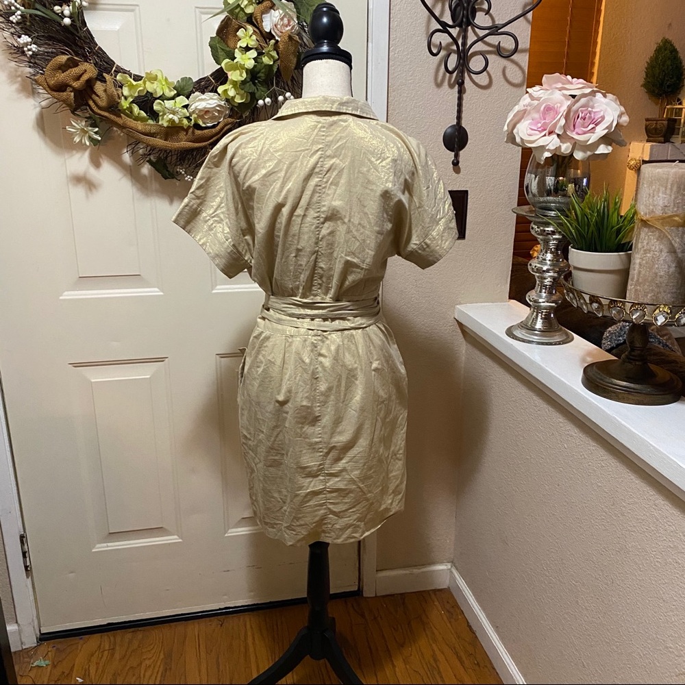 Walter Gold Thread Beautiful Light Midi Dress - Picture 11 of 14